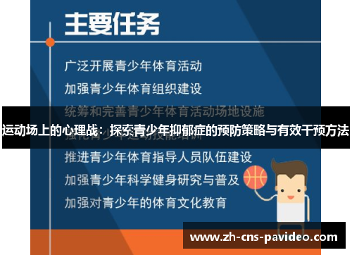 运动场上的心理战:探索青少年抑郁症的预防策略与有效干预方法 运动场上的心理战:探索青少年抑郁症的预防策略与有效干预方法
